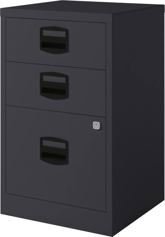 Bisley Homefilers 1 Lade laden Zwart 413 x 400 x 672 mm