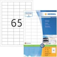 HERMA Etiketten 4270 Klevend A4 Wit 38,1 x 21,2 mm  100 Vellen à 65 Etiketten