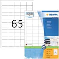 HERMA Multifunctionele etiketten 4270 Wit 38,1 x 21,2 mm 100 Vellen à 65 Etiketten