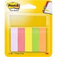 Index Post-it Assortiment 15 x 50 mm 100 x 5 unités