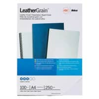 GBC Inbindkaften A4 LeatherGrain Karton 250 gsm Zwart 100 Stuks