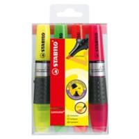 Surligneur STABILO Luminator Assortiment Pointe moyenne Biseautée 2-5 mm Non rechargeable 4 Unités
