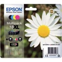 Epson 18XL Origineel Inktcartridge C13T18164012 Zwart, cyaan, magenta, geel Multipack 4 Stuks