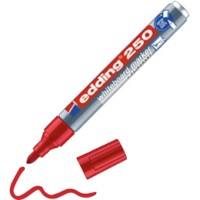 Marqueur pour tableau blanc edding 250 Rouge Moyenne Ogive 1,5 - 3 mm