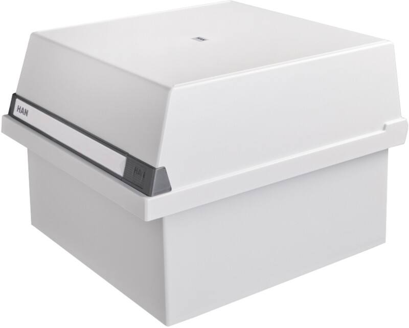 HAN 954-11 Systeemkaartenbak Lichtgrijs A4 1300 kaarten Kunststof 33 x 36,5 x 24,2 cm