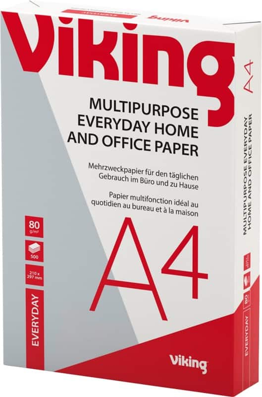 Papier imprimante Office A4 HP Blanc 80 g/m² Lisse 0 Perforations 500  Feuilles