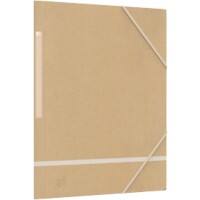 OXFORD Touareg 3-klepsmap 100200679 A4 Karton Elastiek 26 x 0,4 x 32 cm (B x D x H) Beige