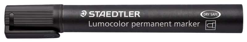 STAEDTLER Lumocolor 352 Permanentmarker Medium Ronde punt - 2 mm Zwart Navulbaar