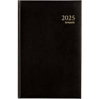 Brepols Saturnus Agenda 2025 Speciaal 1 Dag per pagina Duits, Engels, Frans, Nederlands Zwart 0.216.1256.01.6.0
