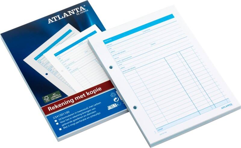 Djois Rekeningenblok Blauw A5 70 g/m² 2  à 50 Vellen