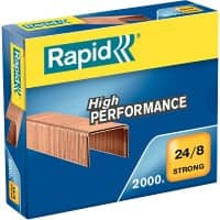 Rapid Strong Nietjes 24/8 24859200 Koper, Staal Koper 2000 Nietjes