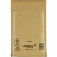 Mail Lite Luchtkussen-enveloppen B/00 120 (B) x 210 (H) mm Kleefstrip Goud 100 Stuks