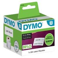 DYMO Etiketrol Authentiek 320-330 S0722560 Zelfklevend Zwart op wit 41 x 89 mm Thermisch 300 Etiketten