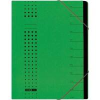 ELBA Sorteermap Chic A4 Groen Karton 25 x 1,5 x 31,5 cm