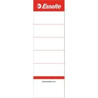 Étiquettes en carton Esselte 81080 pour classeurs à levier Esselte No.1 Power 75 mm gris clair 50 x 158 mm 100 unités