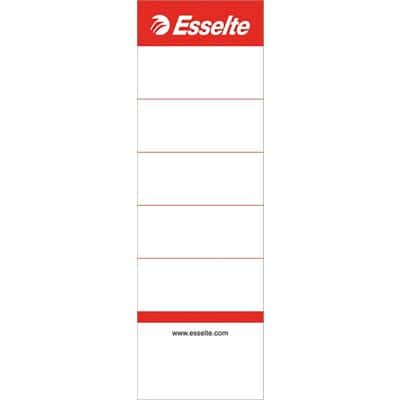 Étiquettes en carton Esselte 81080 pour classeurs à levier Esselte No.1 Power 75 mm gris clair 50 x 158 mm 100 unités