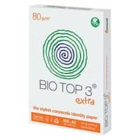 Papier imprimante Bio Top 3 A3 80 g/m² Mat Blanc 500 Feuilles