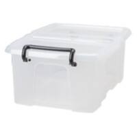 Boîte de rangement Smart 12 L PP (Polypropylène) Transparent 40 x 30 x 17 cm