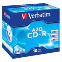 Verbatim CD-R 52x 700 MB - 80 min Jewelcase 10 Stuks