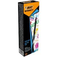 Feutre BIC Intensity Fine 0,4 mm Noir 12 unités