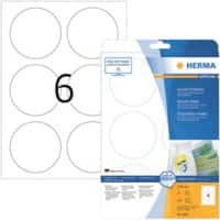 HERMA Etiketten 5068 Klevend A4 Wit 85 x 85 mm  25 Vellen à 6 Etiketten