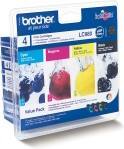 Brother LC980 Origineel Inktcartridge Zwart, cyaan, magenta, geel Multipack 4 Stuks