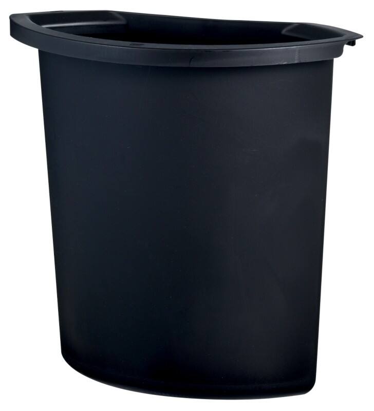 helit Afvalinzetbak Zwart 6 L Kunststof 15 x 31,5 x 29,5 cm