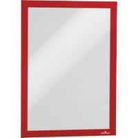 DURABLE DURAFRAME A4 Displayframe Zelfklevend, Magnetisch Rood Harde PVC 487203 23,4 (B) x 0,6 (D) x 32,6 (H) cm 2 Stuks