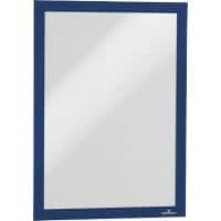 DURABLE DURAFRAME A4 Displayframe Zelfklevend, Magnetisch Blauw Harde PVC 487207 23,4 (B) x 0,6 (D) x 32,6 (H) cm 2 Stuks