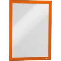 DURABLE DURAFRAME A4 Displayframe Zelfklevend, Magnetisch Oranje PVC 487209 23,4 (B) x 0,6 (D) x 32,6 (H) cm 2 Stuks