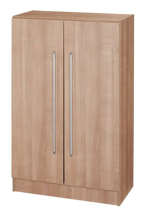 Armoire Hammerbacher Matrix Aggloméré, Résine de mélamine 2 Étagères 800 x 420 x 1270 mm Noyer Brun