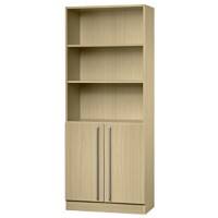 Armoire de classement Hammerbacher Matrix Aggloméré recouvert de résine de mélamine 4 étagères Décor érable 800 x 420 x 2004 mm