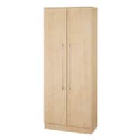 Hammerbacher Matrix Archiefkast Gemelamineerde spaanplaat 4 Planken Afsluitbaar 800 x 420 x 2.004 mm Ahorn Bruin