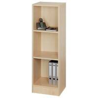 Hammerbacher Gemelamineerde spaanplaat Boekenkast 4 Planken 406 x 400 x 1.270 mm Bruin Ahorn
