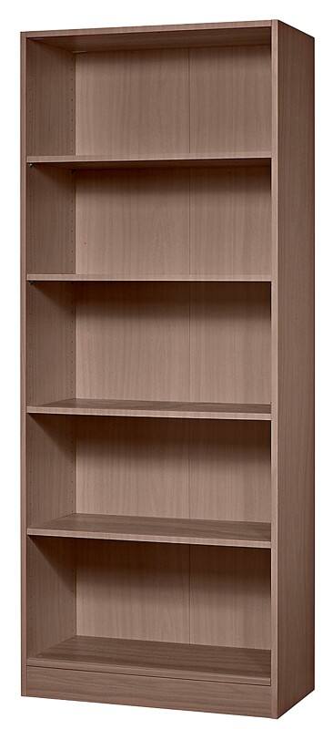 Bibliothèque Hammerbacher Mélaminé 4 Étagères 800 x 400 x 2004 mm Beige Noyer