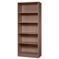 Bibliothèque Hammerbacher Matrix 4 Imitation noyer 800 x 400 x 2004 mm