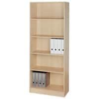 Bibliothèque Hammerbacher Mélaminé 4 Étagères 800 x 400 x 2004 mm Brun Érable