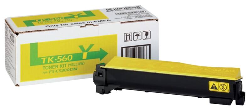 Toner TK-560Y D'origine Kyocera Jaune