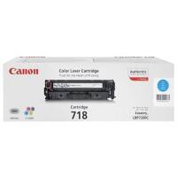 Toner Canon D'origine 718C Cyan