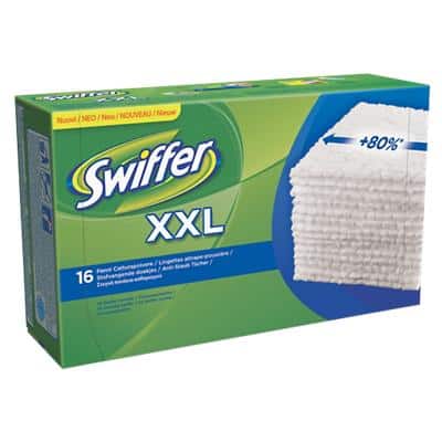Swiffer Maxi Stofdoeken navulling XXL 24,8 x 14,7 cm Wit 16 Stuks