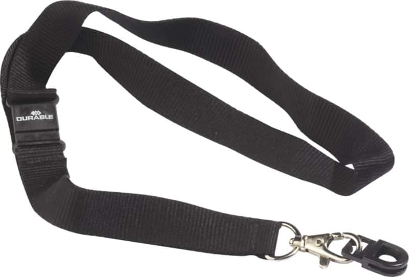 Cordon à badge DURABLE 8187-01 Noir 10 Unités