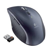 Souris ergonomique sans fil Logitech M705 Laser Pour droitiers USB-A nano-récepteur Noir