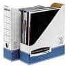 Bankers Box System Tijdschriftencassette A4 Wit/Blauw 10 stuks 316 x 81 x 263 mm