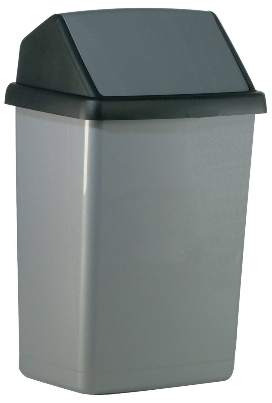 Poubelle Polypropylène ALLIBERT 25 L 31,5 x 23,5 x 50,5 cm Gris