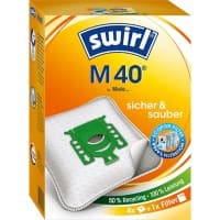 Sacs pour aspirateur Swirl M40 Blanc 4 Unités