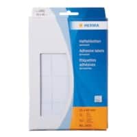 Étiquettes universelles HERMA 2450 Blanc 25 x 40 mm Rectangulaire 32 Feuilles de 16 Étiquettes