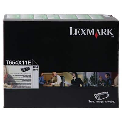 Toner Lexmark D'origine T654X11E Noir