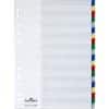 DURABLE Blanco Tabbladen A4 Kleurenassortiment 20 tabs PP (Polypropeen) Rechthoekig 11 Gaten 6758-27