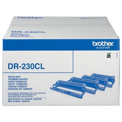Tambour Brother DR-230CL D'origine Noir et 3 Couleurs Set 4 Unités