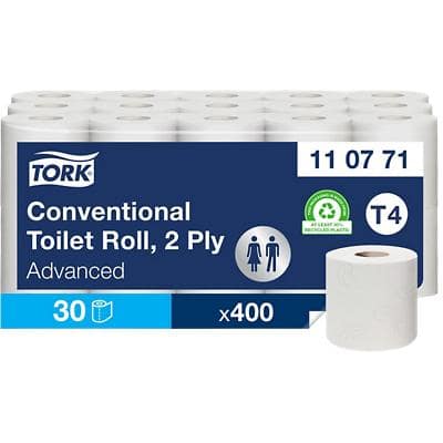 Tork Advanced Toiletpapier T4 2-laags 110771 30 Rollen à 400 Vellen